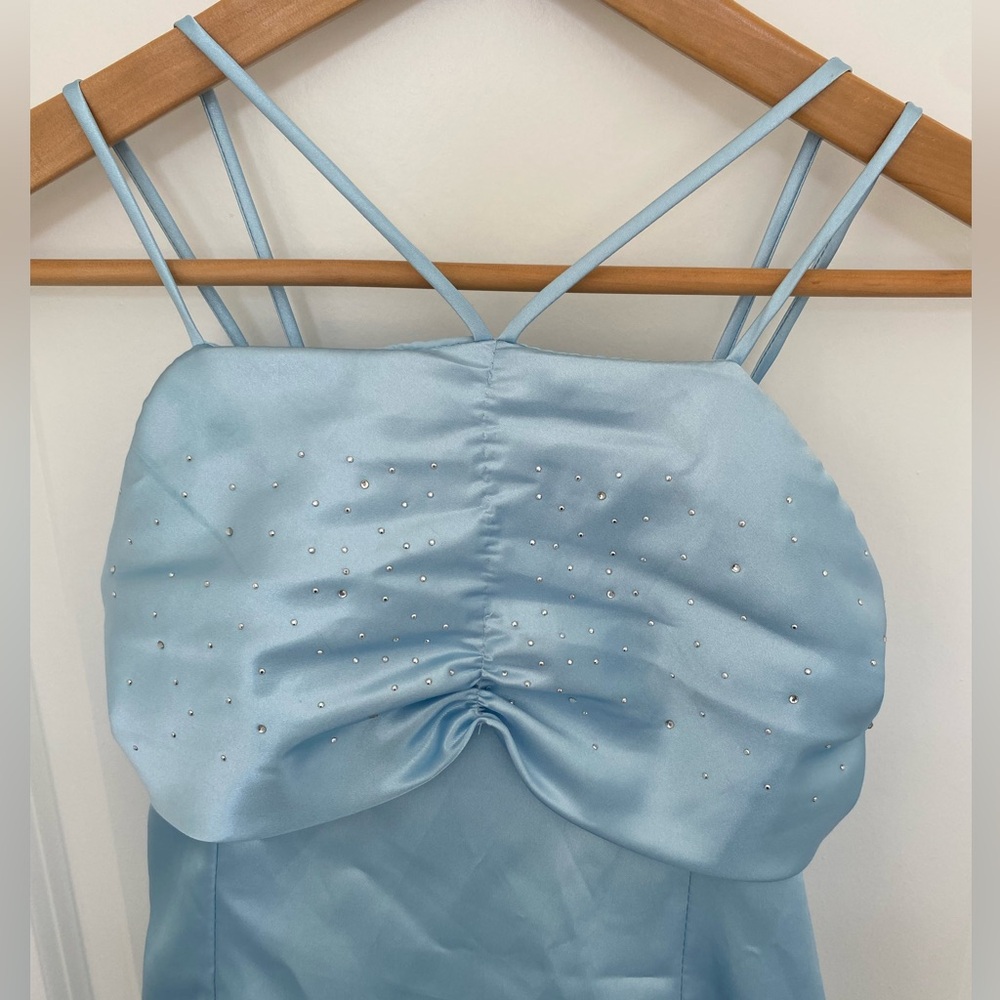Children’s Princess Dress- light blue with sequin detail - Picture 2 of 12